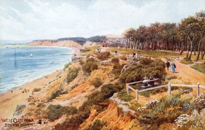 West Cliff Walk, Bournemouth by Alfred Robert Quinton